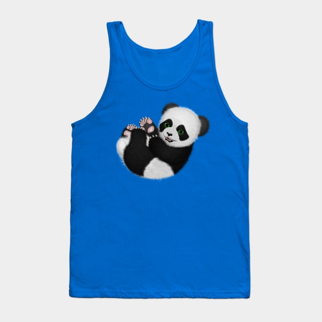 Baby Panda Bear Tank Top by Ratherkool